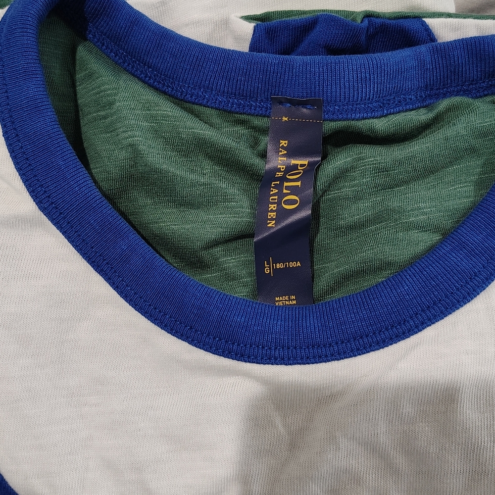 Polo Ralph Lauren Reversible Running Club Track Team 067 T-Shirt Large NWT - Picture 7 of 7